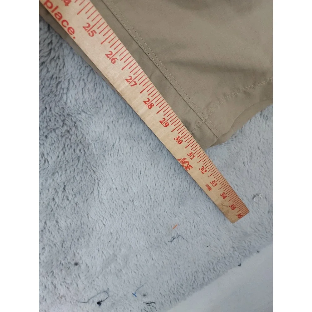 The North Face Pants Mens Medium Convertible Hiking Cargo Tan Cargo Belted Hike